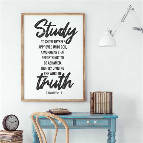 Christian Student Study To Show Thyself Approved Unto God 2 Etsy