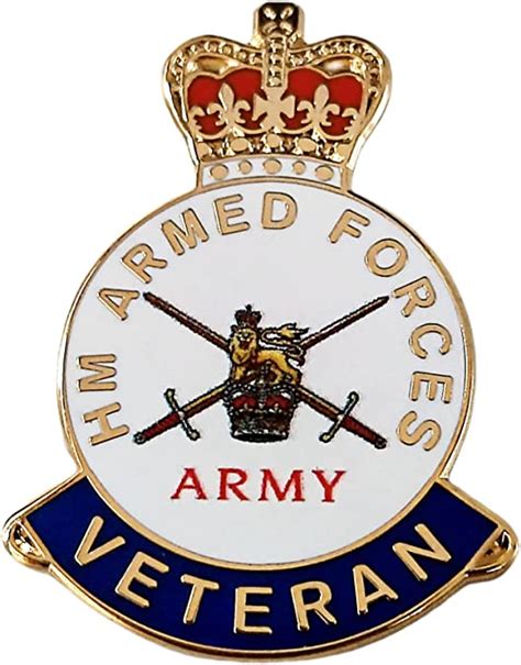 uk veterans pin badge british hm armed forces military pin badge remembrance uk fashion