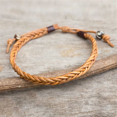 Mens Leather Braided Bracelet Friends And Brothers Leather Bracelet Leather Friendship