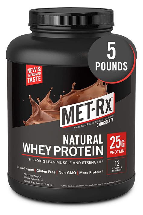 Buy Met Rx Whey Protein Powder Chocolate 23g Protein 5 Lb Online At