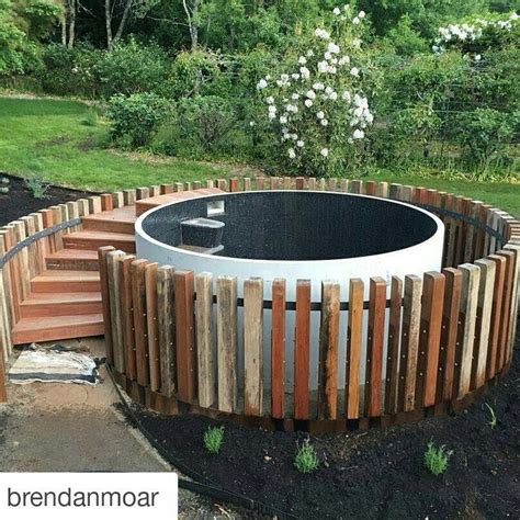 Looking to build your own above ground wooden pool? 116 best Australian Plunge Pools images on Pinterest