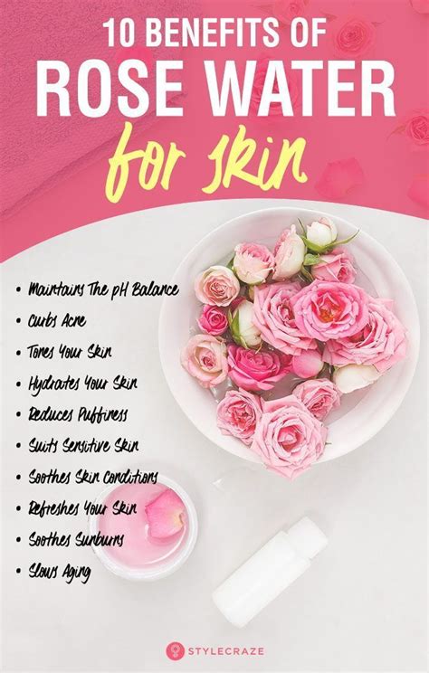 10 Benefits Of Rose Water For Skin And 16 Ways To Use It Rose Water