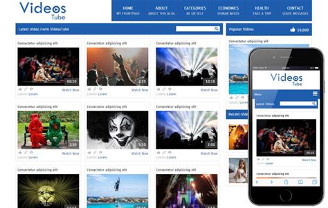Check out how to download youtube, online videos ussing third party apps. Videostube video gallery Mobile Website Template by w3layouts