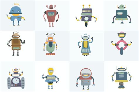 Illustration Of Robot Vector Graphic Download Free Vectors Clipart