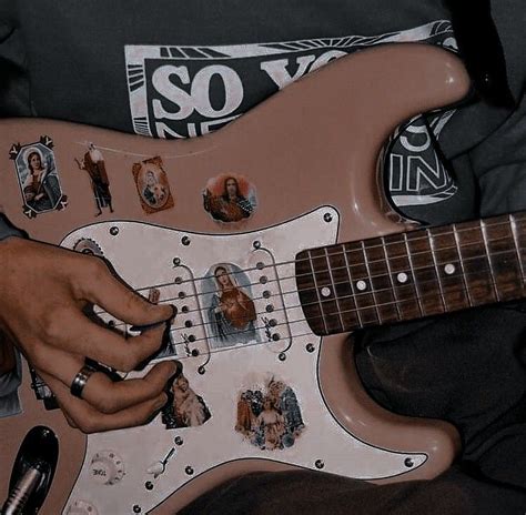 Electric Guitar Aesthetic Elektro Gitar Gitar Bas Gitar