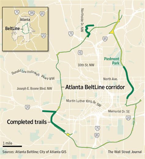 Atlantas Popular Beltline Trail Still Has Miles To Go Wsj