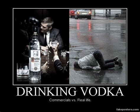 Drinking Vodka Demotivational Posters Roliga Bilder Skratta