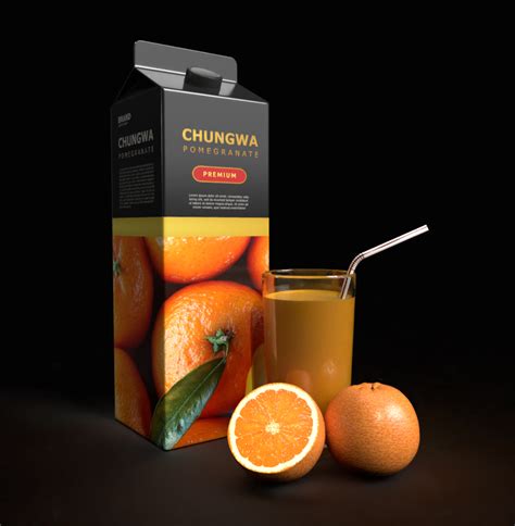 My Latest Free Time Project An Orange Juice Packaging Design And