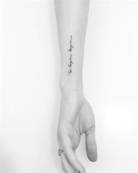 Minimalist Tattoo Women Minimalisttattoos Tattoos Tattoo Script