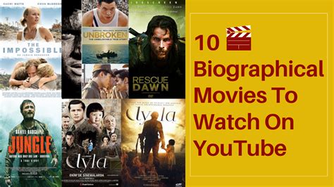10 Biographical Movies To Watch On Youtube Topcount