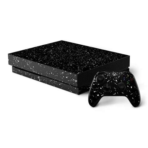 Black Speckle Xbox One X Bundle Skin Xbox Xbox One The Newest Xbox