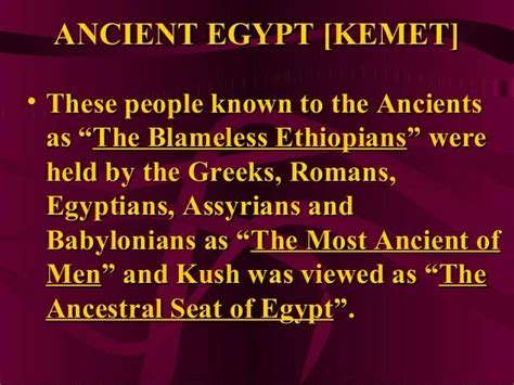 Blameless Ethiopians African History Ancient Egypt Ethiopian