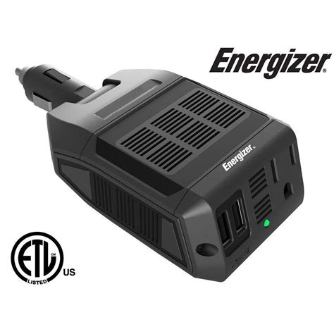 Energizer 100 Watt 12v Dc To 120v Ac Power Inverter The Home Depot Canada