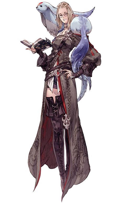 Elezen Female Arcanist Art Final Fantasy Xiv A Realm Reborn Art Gallery