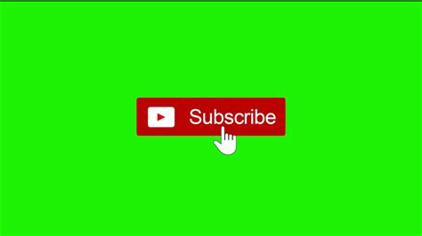 Click The Subscribe Button Green Screen Download Free Free