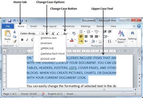 Word Change Text Cases In Word Tutorial Desk