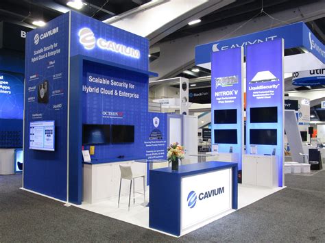 Cavium At The Rsa Conference Trade Show Booth Design Booth Design