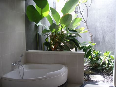 Tropical Balinese Bathroom Design Villa Bucu Banheiro