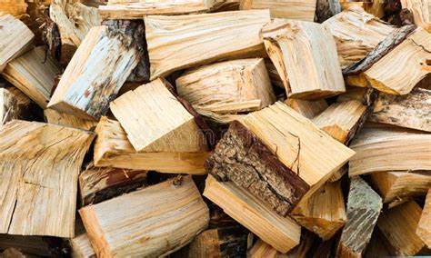 Dry Firewood Stock Photo Image Of Split Chopped Stack 28448042