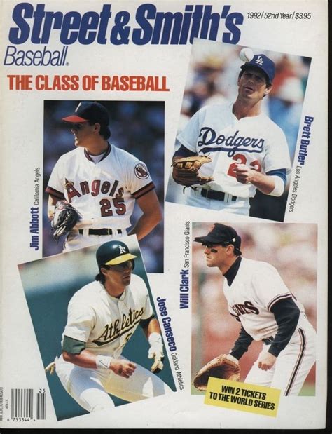 A Magazine Cover With Three Baseball Players On It