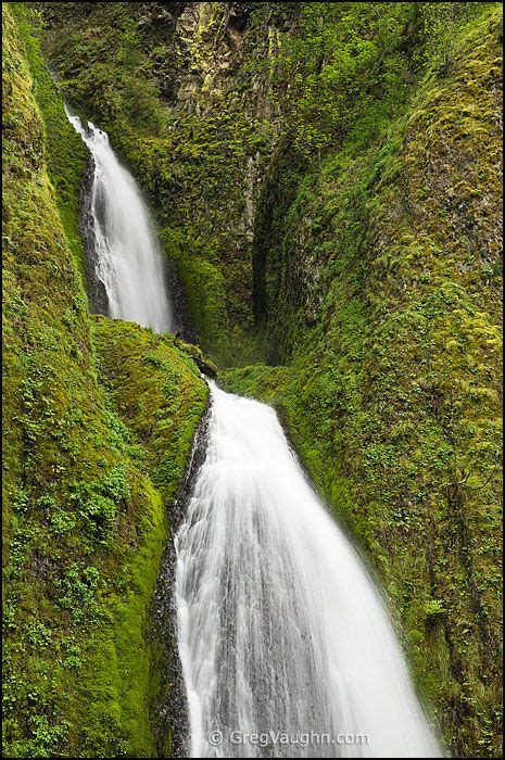 Wahkeena Falls Waterfall Columbia River Gorge Multnomah Falls