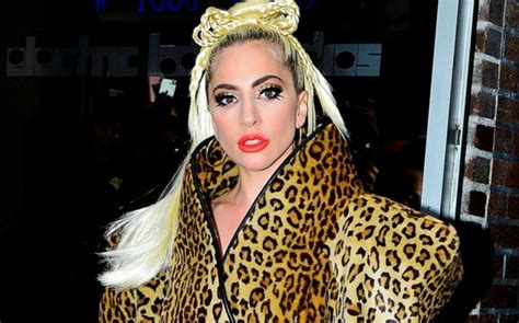 Lady Gaga Turns Heads In 10 Inch Pleaser Heels And Skintight Dress