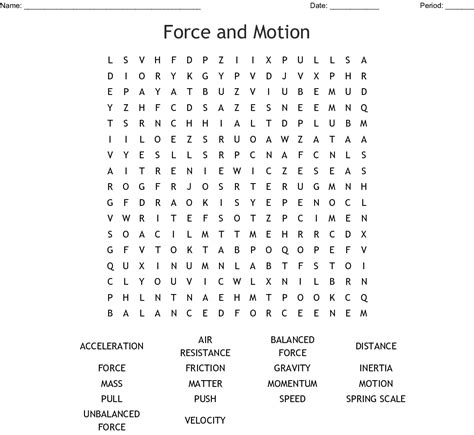 Forces Word Search Wordmint