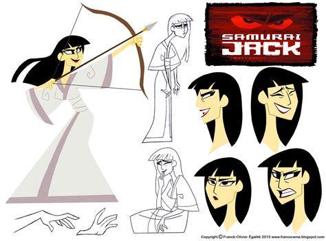Character Design Assignment Two Samurai Jack By Chillyfranco On Deviantart