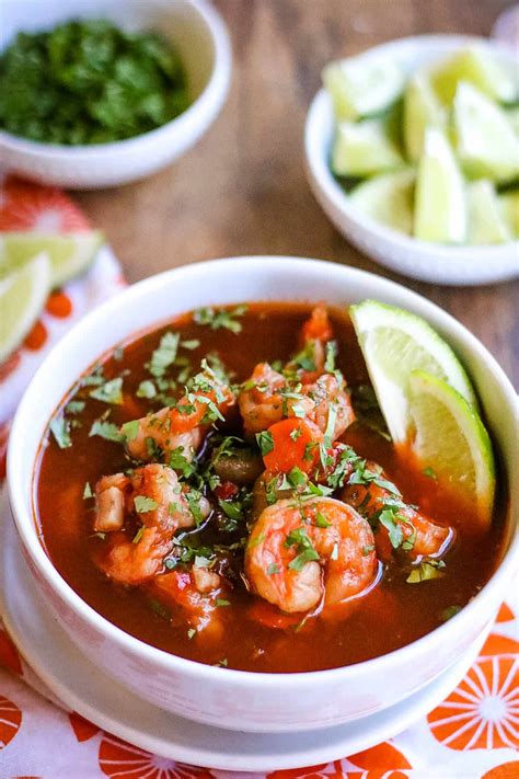 Sopa De Camarones Mexican Shrimp Soup All Ways Delicious