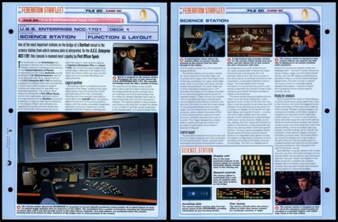 Engineering Station Uss Enterprise Ncc 1701 Star Trek Fact File