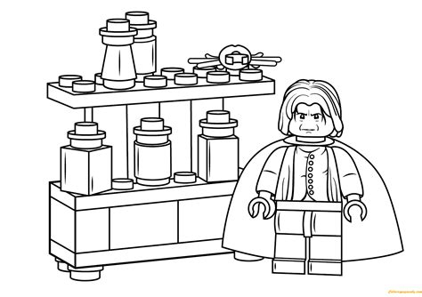 Lego Severus Snape Harry Potter Coloring Pages - Toys and Dolls
