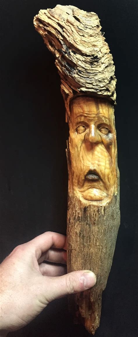 Wood Carving Wood Carving Of A Face Wooden Sculpture