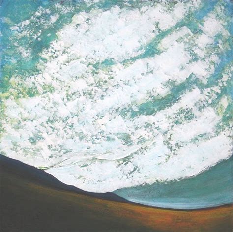 Abstract Landscape Painting Prairie Clouds Overcast Etsy Abstract