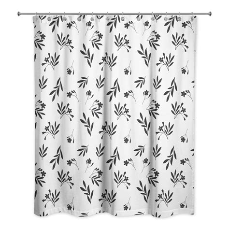 Gracie Oaks Loretha Floral Shower Curtain Wayfair