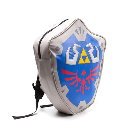The Legend Of Zelda Hylian Shield Shaped Backpack Nintendo Uk Store