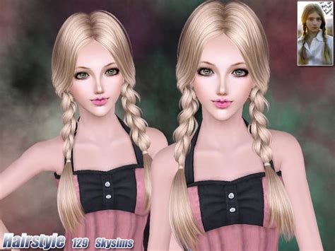 Custom Sims 3 Skysims Hair 129