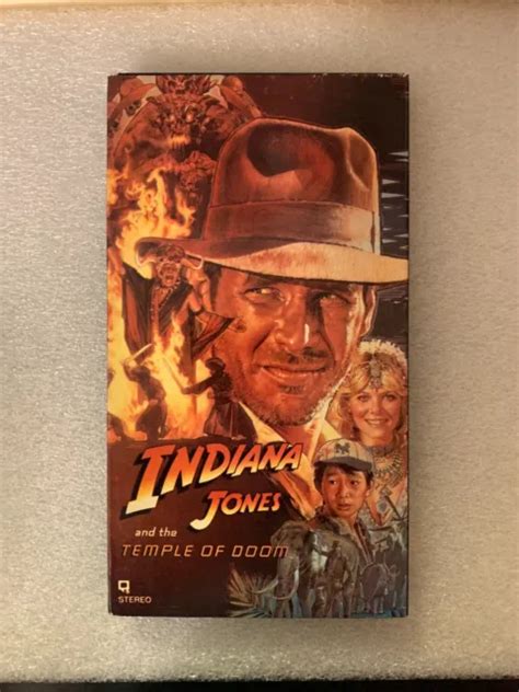 INDIANA JONES AND The Temple Of Doom VHS Tape Movie 1986 Vintage
