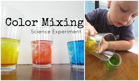 Simple Color Mixing Science Experiment For Preschoolers