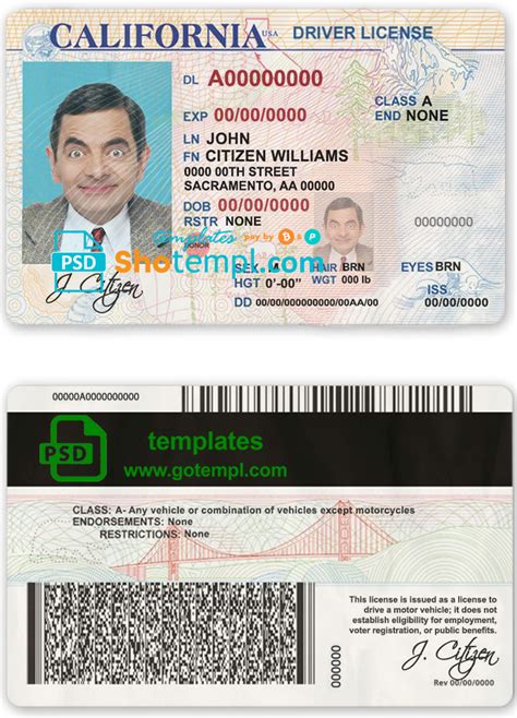 Texas Temporary Drivers License Template Lalargenius