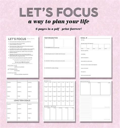 Maybe you would like to learn more about one of these? Focus Planner Organizer Daily Monthly Weekly List Maker ...