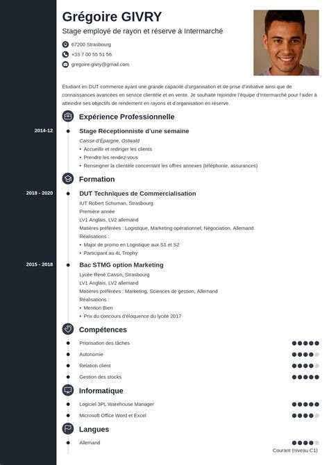 Exemple Cv Étudiant Exemples De Cv Gratuits A Utiliser Pour Toute Candidature