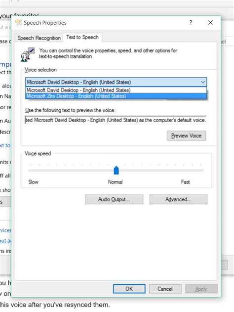 Setting Windows 10 Voice Text To Speech Toms Tek Stop