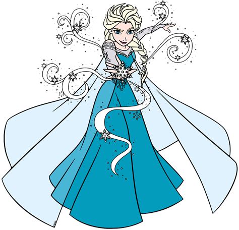 Elsa Frozen Clip Art Cute