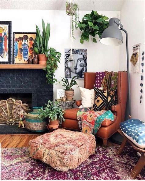 20 Bohemian Living Room Furniture Decoomo