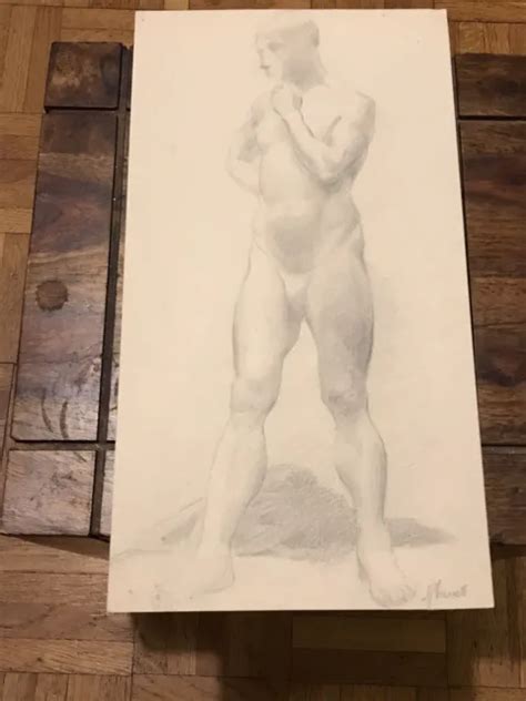 Modern British S Male Nude A Very Fine Work Duncan Grant