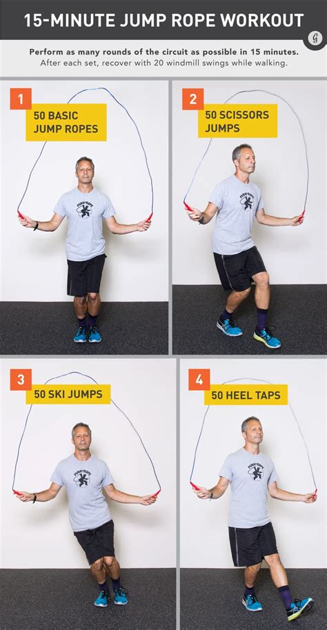 The Best 15 Minute Jump Rope Workout Myfitnesspal