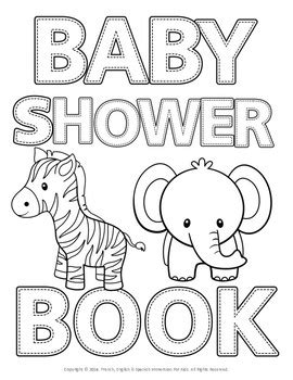 Each printable highlights a word that starts with the corresponding letter, so your child will also. BABY SHOWER ABC COLORING BOOK! by French English And ...