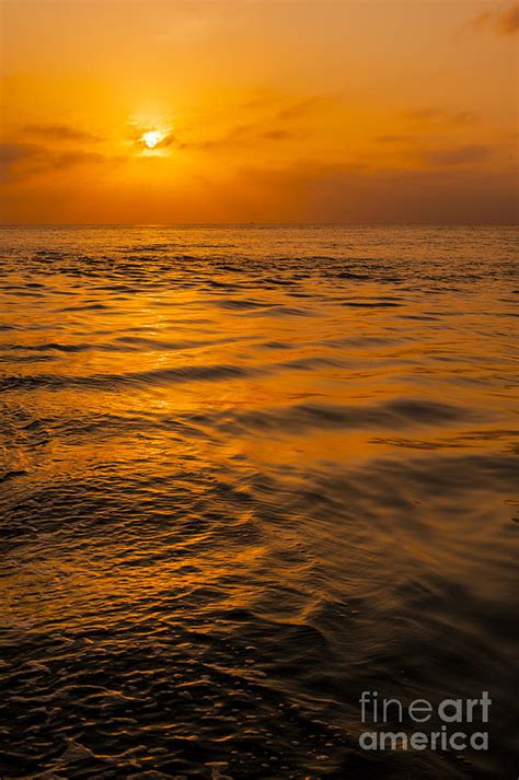 Sea At Sunset Photograph By Luca Venturelli Fine Art America