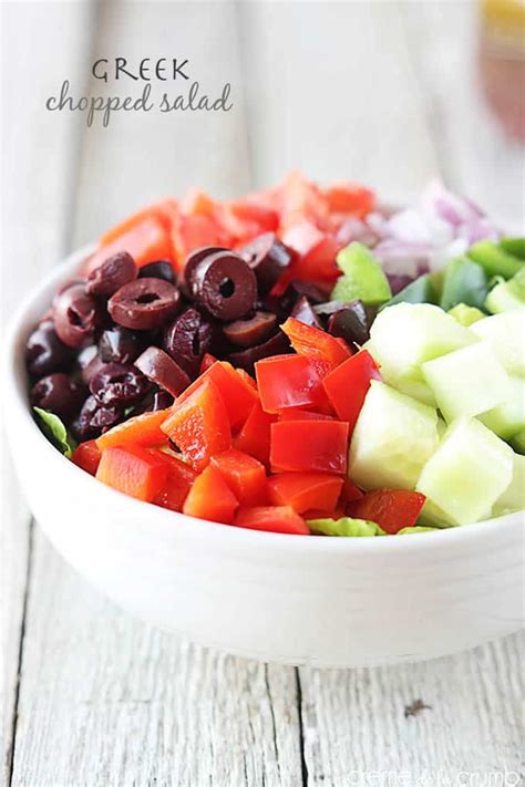 Greek Chopped Salad Recipe — Dishmaps