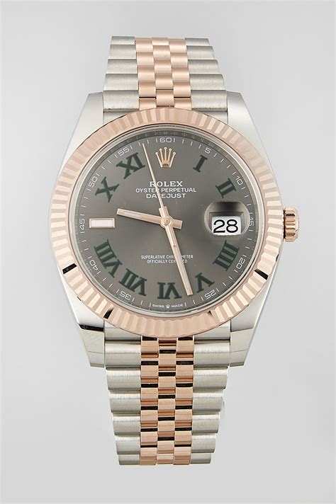 Now that we have a little background to the datejust, let's focus on the model bracelet: Lot Detail - Rolex Datejust Wimbledon REF. 126331